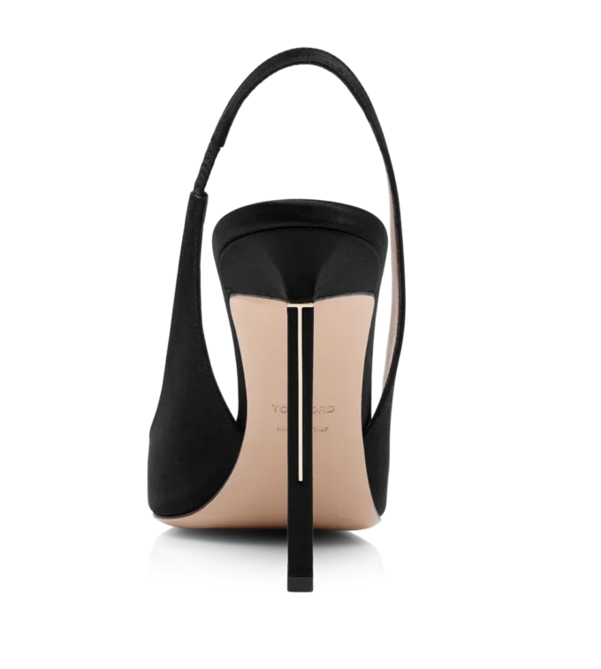 Σατέν T Slingback