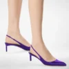 Σατέν T Slingback