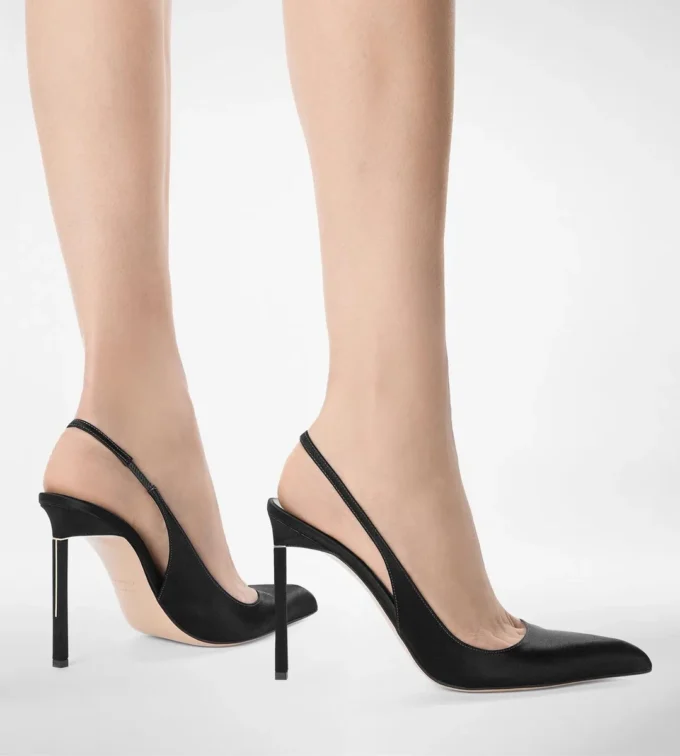 Σατέν T Slingback