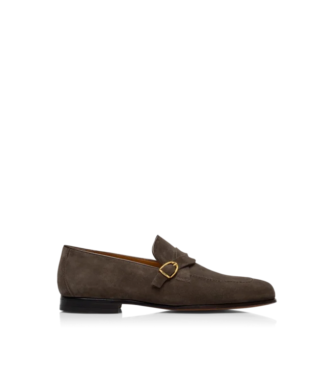 Σουέτ Gigi Twisted Band Buckle Loafer