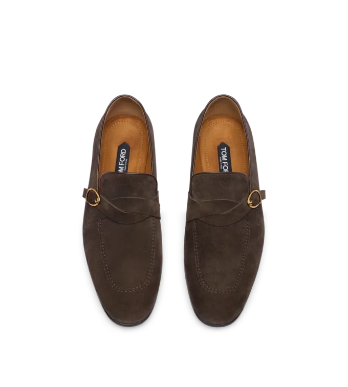Σουέτ Gigi Twisted Band Buckle Loafer