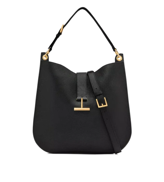 Τσάντα Tara Large Crossbody από δέρμα με κόκκους