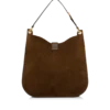 Τσάντα Tara Large Crossbody από σουέτ δέρμα και λείο δέρμα