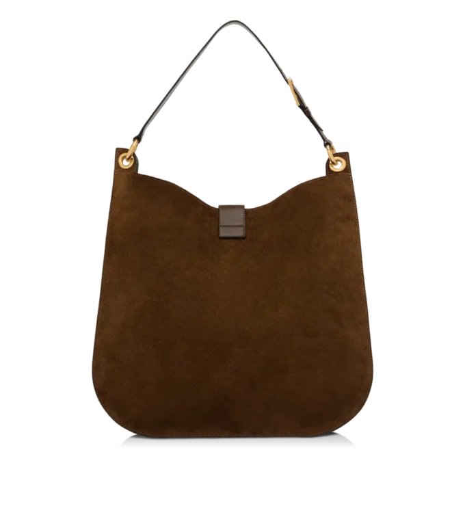 Τσάντα Tara Large Crossbody από σουέτ δέρμα και λείο δέρμα