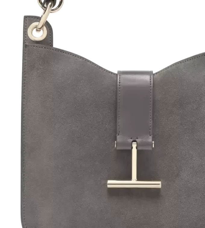Τσάντα Tara Small Crossbody από σουέτ δέρμα